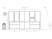 Duitse keuken - kasjmier mat lak eiland - afbeelding 17 van  39
