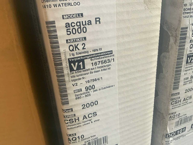 Duka acqua r 5000 douche schuifdeur - afbeelding 3 van  4