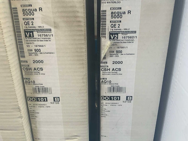 Duka acqua r 5000 douche schuifdeur - afbeelding 2 van  3