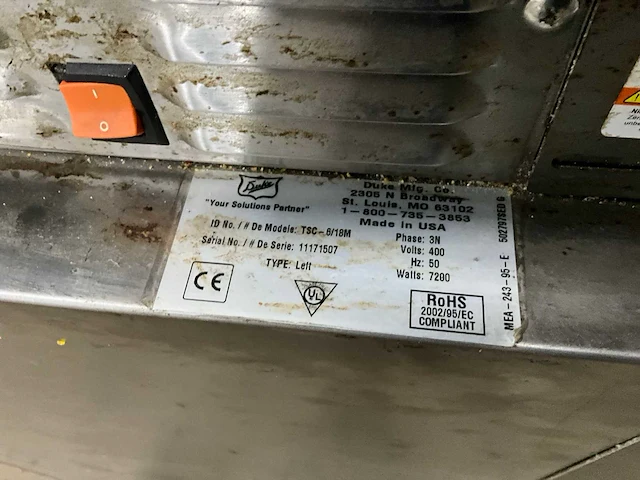 Duke - tsc-6/18m - afbakoven met rijskast - afbeelding 3 van  15