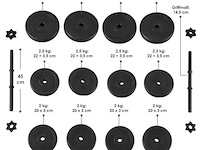 Dumbells 40 kilo - afbeelding 11 van  14