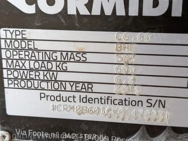 Dumper cormidi, c6.60 bhe, bouwjaar 2019 - afbeelding 3 van  12