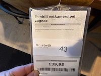 Dunhill cognac eetkamerstoel (6x) - afbeelding 7 van  7