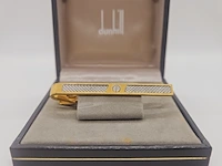 Dunhill goldplated tie clip inclusief doos - afbeelding 1 van  9