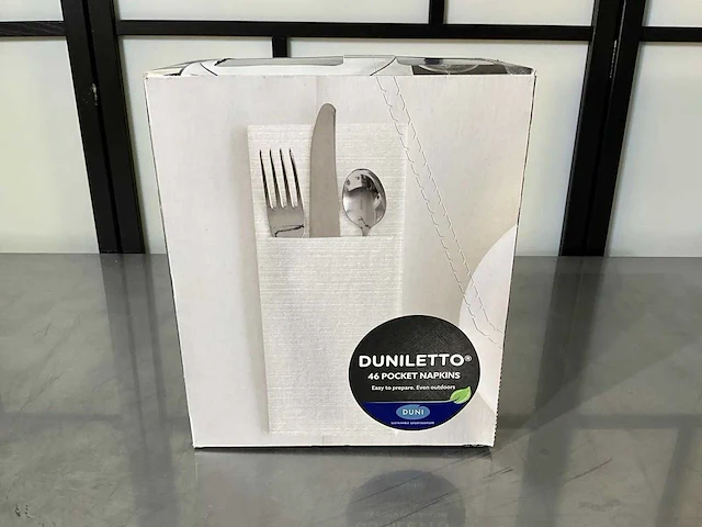 Duni - duniletto pocket napkin - doos insteekservetten (40x48 cm) (20x) - afbeelding 1 van  2