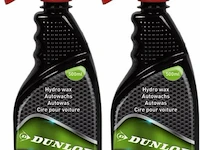 Dunlop auto wax spray - instant hydro wax - deep shine & bescherming - lakverzegeling - voordeelverpakking 2x 500 ml - afbeelding 1 van  2