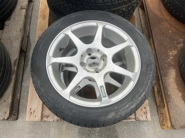 Dunlop autoband met tantrum by könig velg (4x) - afbeelding 5 van  10