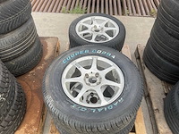 Dunlop autoband met tantrum by könig velg (4x) - afbeelding 1 van  10