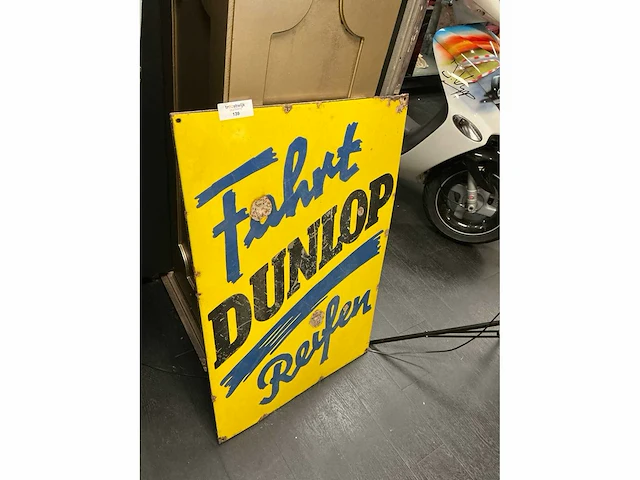 Dunlop emaille reclame bord - afbeelding 2 van  6