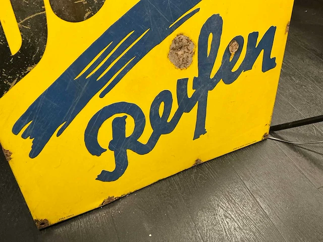 Dunlop emaille reclame bord - afbeelding 5 van  6
