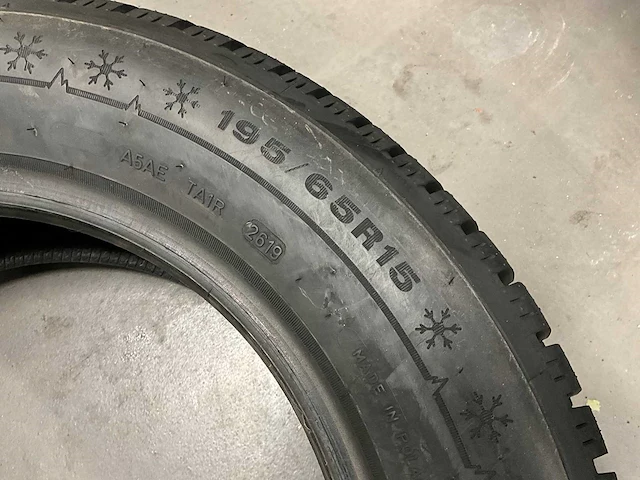 Dunlop "wintersport 5" 195/65 r15 (4x) - afbeelding 5 van  7