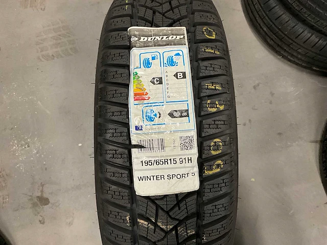 Dunlop "wintersport 5" 195/65 r15 (4x) - afbeelding 7 van  7