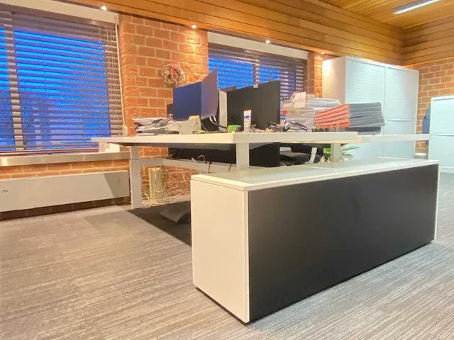Duo bureau met ladeblok - afbeelding 2 van  8