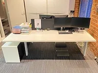 Duo bureau met ladeblok - afbeelding 4 van  8