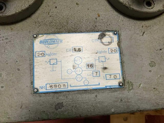 Duplomatic hydraulisch aggregaat - afbeelding 6 van  6