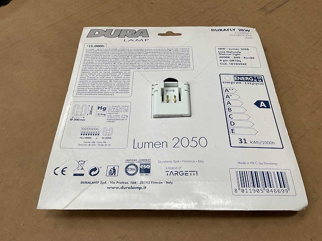 Dura durafly 28w lamp (8x) - afbeelding 4 van  4