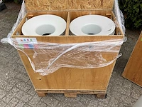 Durable safe+ afvalbak 60 liter met vlamdover (11x) - afbeelding 4 van  7