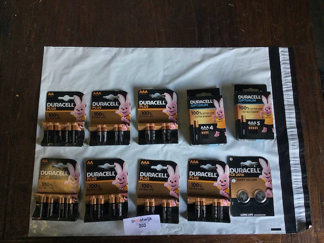 Duracell - diverse soorten - batterijen (10x) - afbeelding 1 van  3