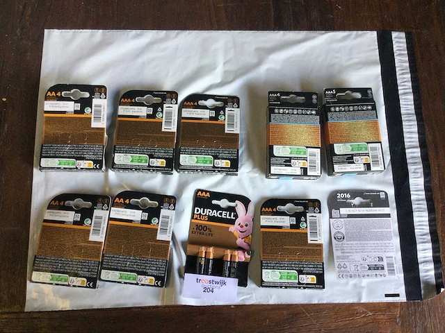 Duracell - diverse soorten - batterijen (10x) - afbeelding 2 van  2