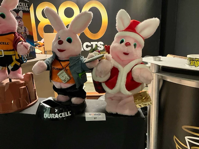 Duracell bunny (2x) - afbeelding 1 van  3
