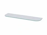 Duraline - 2xr planchet glas crystal radius 3 6mm 60x15cm 3pp - wandplanken (50x) - afbeelding 1 van  1