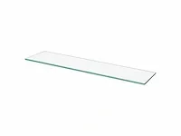 Duraline - 4xs planchet glas helder 12mm 80x20cm 2pp - wandplank (100x) - afbeelding 1 van  1