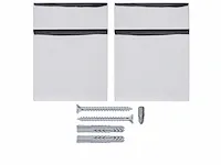 Duraline - cube s/2 chroom 4pp - clip (100x) - afbeelding 1 van  4