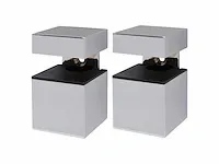 Duraline - cube s/2 chroom 4pp - clip (100x) - afbeelding 2 van  4