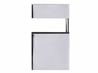 Duraline - cube s/2 chroom 4pp - clip (100x) - afbeelding 4 van  4