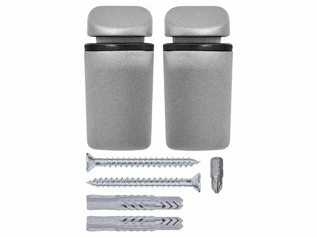 Duraline - mini s/2 mat zilver 6pp - clip (80x) - afbeelding 4 van  4