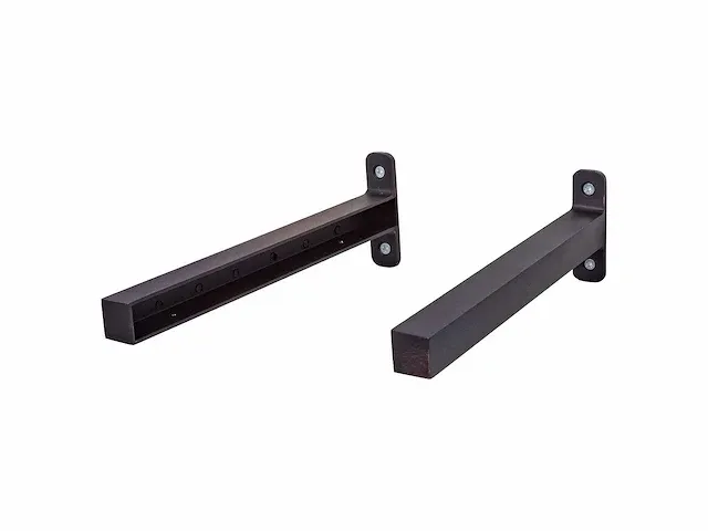 Duraline modern l+r s/2 industrial black 23,85cm bracket (30x) - afbeelding 1 van  1