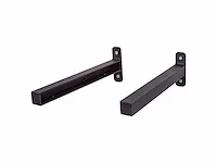 Duraline modern l+r s/2 industrial black 23,85cm bracket (30x) - afbeelding 1 van  1