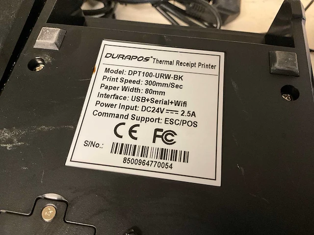 Durapos dpt100-urw-bk bonnenprinters (3x) - afbeelding 5 van  5