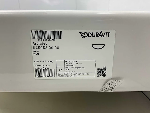 Duravit architec wastafel - afbeelding 5 van  5