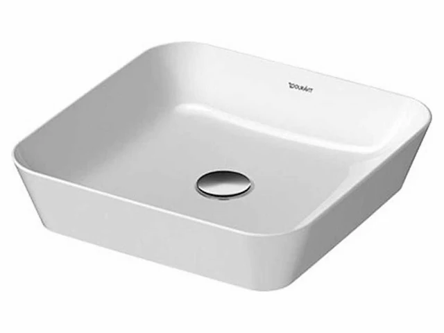 Duravit cape cod waskom vierkant z. kraangat z. overloop - afbeelding 1 van  2