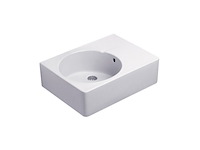 Duravit design variations scola wastafel bak links 61.5x46cm met kraangat wit - afbeelding 2 van  5