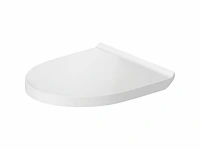 Duravit durastyle basic wc-zitting 33.1x38.5x4.2cm met softclose kunststof wit - afbeelding 1 van  4
