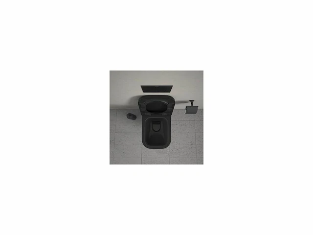 Duravit happy d.2 toiletzitting met softclose mechanismemet roestvrijstalen scharnieren antraciet mat - afbeelding 2 van  5