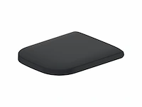 Duravit happy d.2 wc-zitting 43x35.9x4.3cm met softclose met quickrelease kunststof antraciet mat - afbeelding 6 van  6