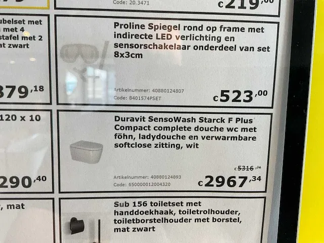 Duravit sensowash starck f plus compact douche wc - afbeelding 6 van  6