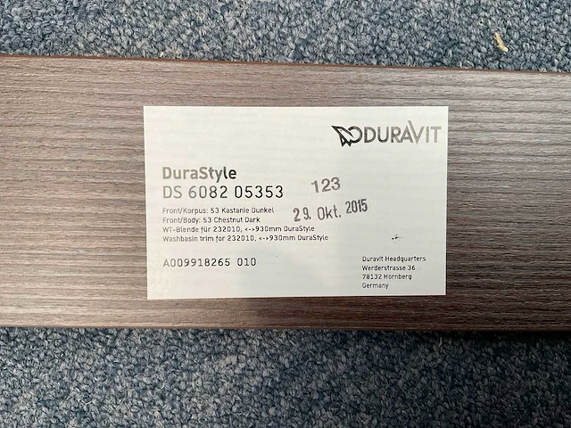 Duravit wastafelsierlijst 930x448x84 mm - afbeelding 3 van  3