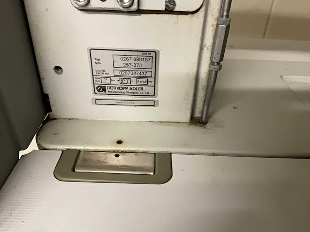 Durkopp adler 267 0267 990157 267-373 naaimachine - afbeelding 5 van  15