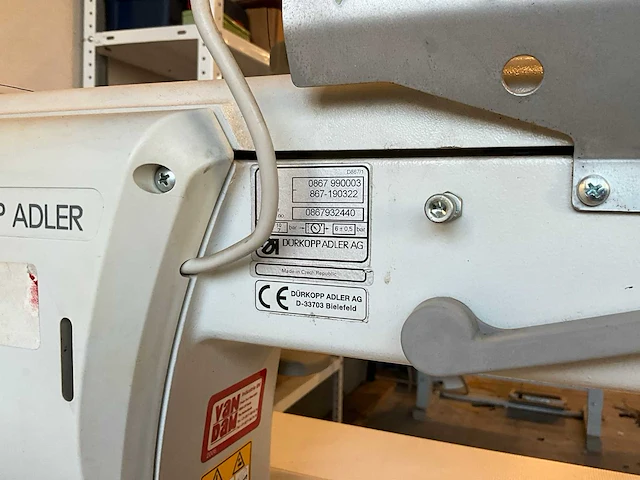 Durkopp adler m-type 867 classic naaimachine - afbeelding 10 van  19