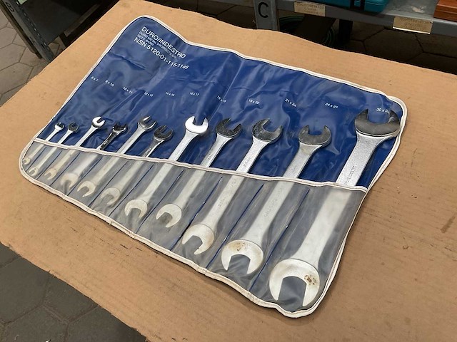 Duro metal products co open end wrench set - afbeelding 3 van  5