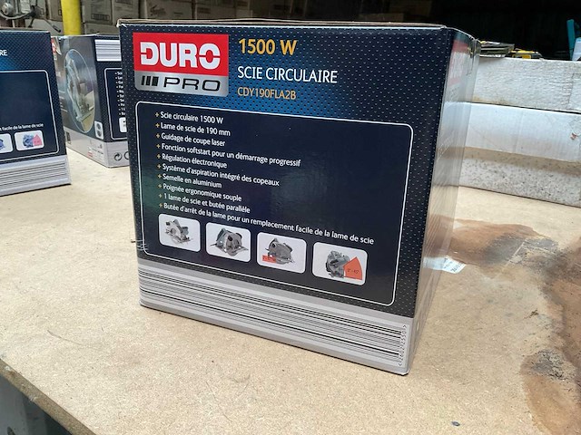 Duro pro cdy190fla2b cirkelzaagmachine - afbeelding 6 van  6