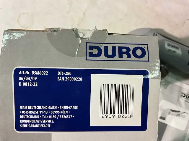 Duro pro dts280 deltaschuurmachine incl schuurpapier 280 watt (6x) - afbeelding 4 van  5