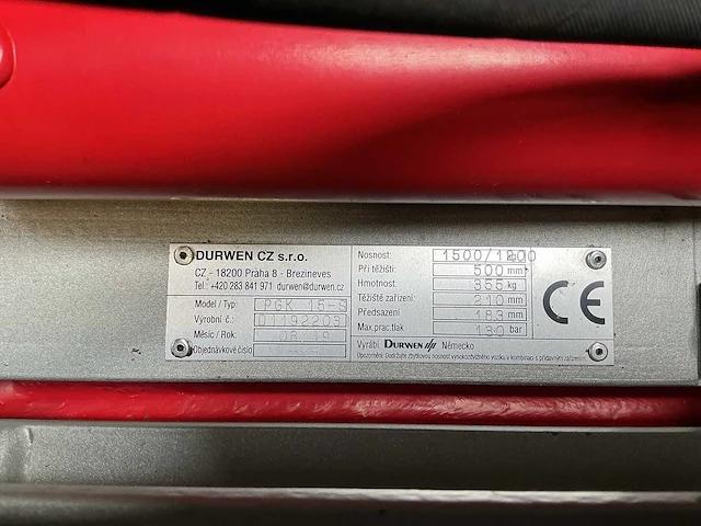 Durwen - fem 2 pgk 15-s - accessoire voor vorkheftrucks - 2019 - afbeelding 4 van  4