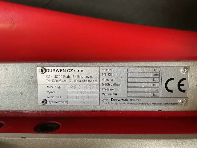 Durwen - fem 2 pgk 15-s - accessoire voor vorkheftrucks - 2019 - afbeelding 4 van  4