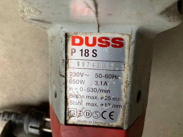Duss p18s boormachine - afbeelding 4 van  5