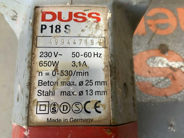 Duss p18s boormachine - afbeelding 3 van  4